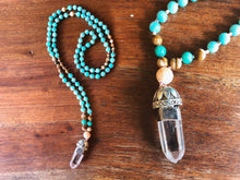 Load image into Gallery viewer, MLP8-01 Tranquility &amp; Energy Mala Necklace
