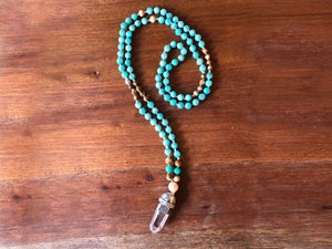MLP8-01 Tranquility & Energy Mala Necklace