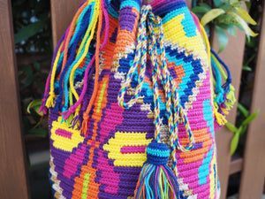 Wayuu Bag Bohemian Colorful Style Handmade