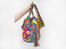 Load image into Gallery viewer, Wayuu Bag Bohemian Colorful Style Handmade
