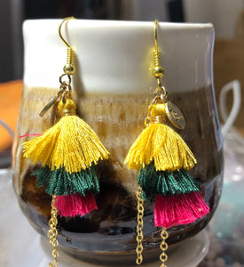 ET-015 Indy Tassel Earrings