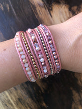 Load image into Gallery viewer, W5-330  Crystal 5 rounds wrap Bracelet
