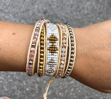 Load image into Gallery viewer, W5-260 Crystal  5 rounds wrap Bracelet
