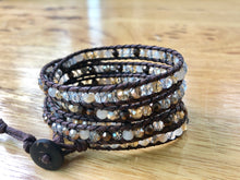 Load image into Gallery viewer, W5-252 Crystal 5 rounds wrap Bracelet
