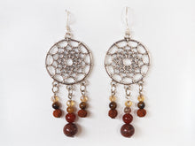 Load image into Gallery viewer, ET-021 Red Jasper and Carnelian Earrings
