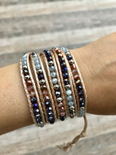 Load image into Gallery viewer, W5-335 Crystal 5 rounds wrap Bracelet

